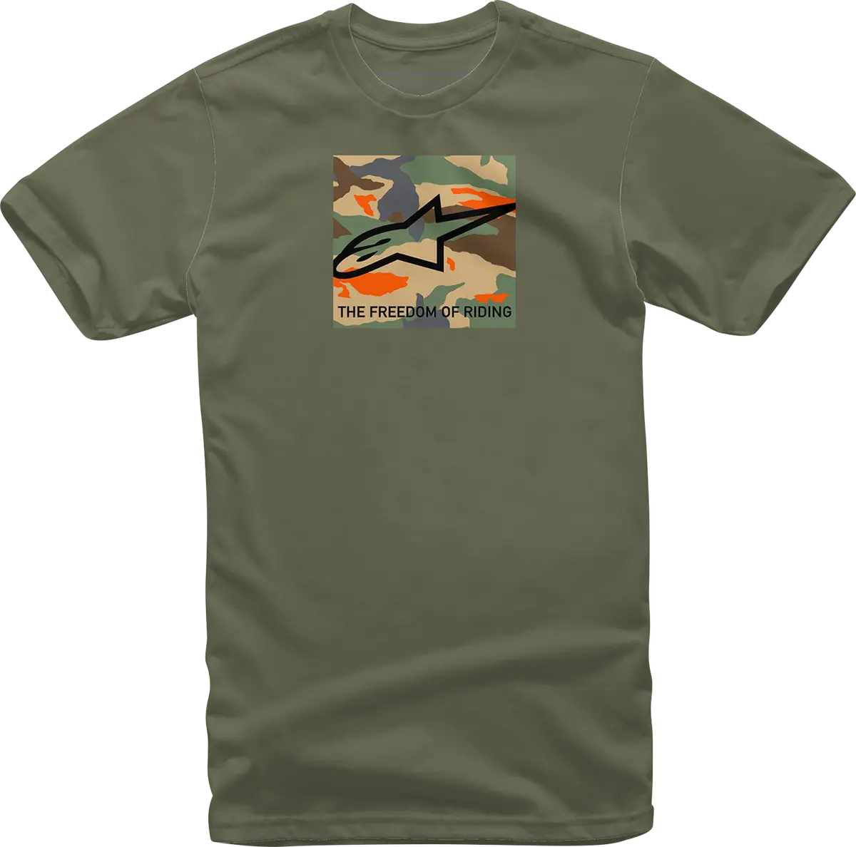 Alpinestars Free Camo T-Shirt - Military - Medium 1232-72220-690M 1