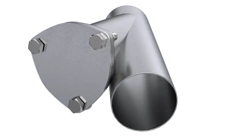 Qtp 3In Weld-On Qtec Exhaust Cutout Y-Pipe 1