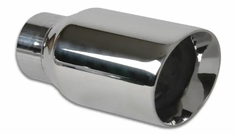 Vibrant 3" Double-Wall Stainless Steel Exhaust Tip – Angle-Cut Beveled Outlet 1