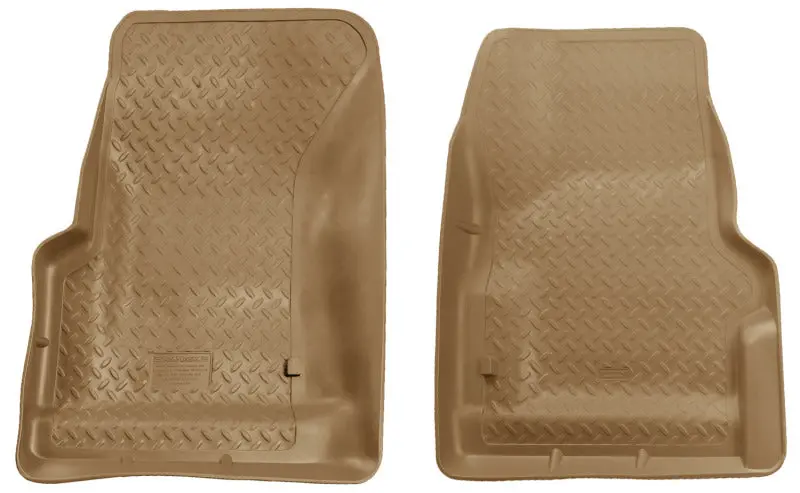 Husky Liners Classic-Style Tan Floor Mats For 1997–2006 Jeep Wrangler 1