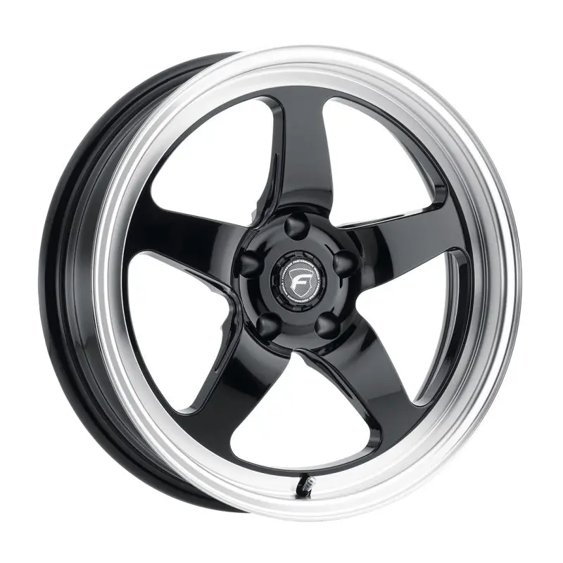 Forgestar F001 15X10 D5 Beadlock 5X120.65 Et50 Bs7.5 Gloss Black W/ Machine Lip 78.1 1