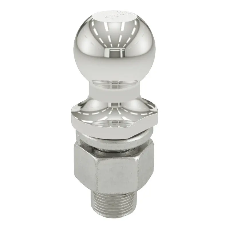 Curt 2-Inch Trailer Ball With 1-1/4” X 2-5/8” Shank – 2,000 Lb Stainless Steel 1