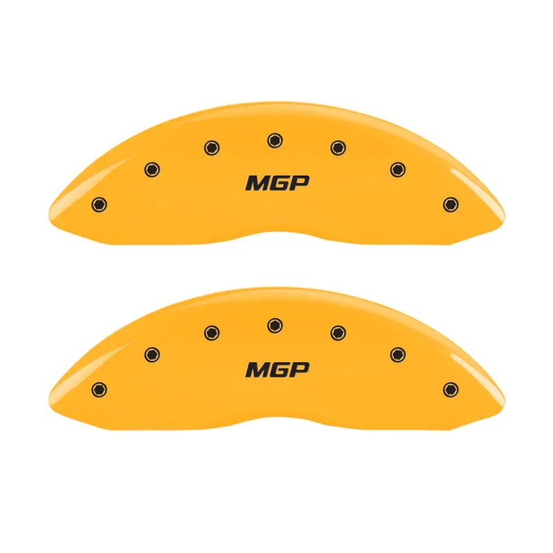 Mgp Engraved Yellow Caliper Covers With Black Lettering For 2007 Acura Tl 1