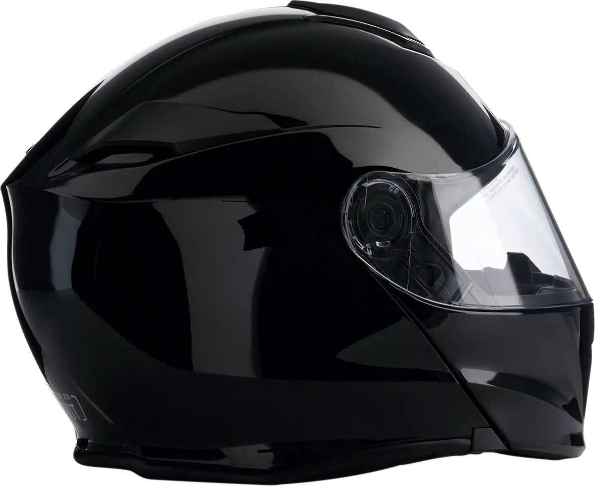 Z1R Solaris Modular Motorcycle Helmet — Matte Black, Extra-Large (Model: 0101-10028) 1