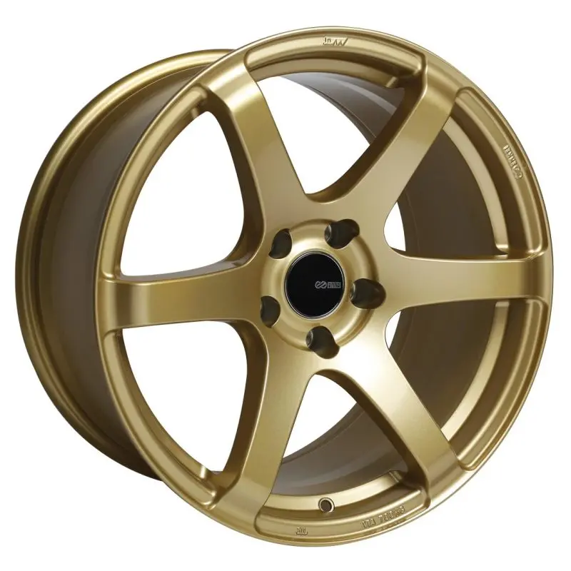 Enkei T6S 17X8 45Mm Offset 5X100 Bolt Pattern 72.6 Bore Gold Wheel 1