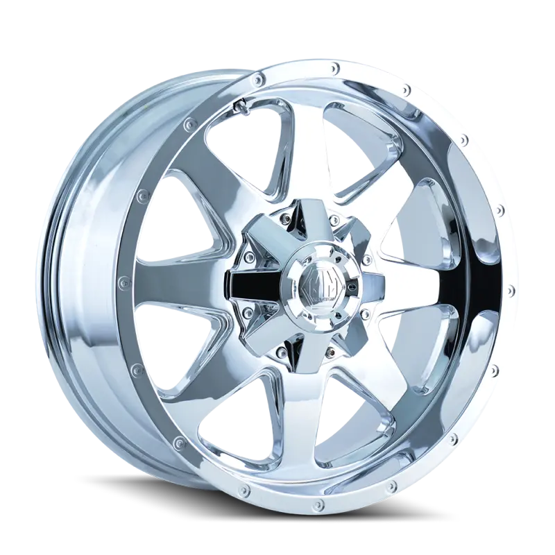 Mayhem 8040 Chrome Alloy Wheel – 20X9 Inches, 6X135 Bolt Pattern, -12Mm Offset, 106Mm Hub Bore 1