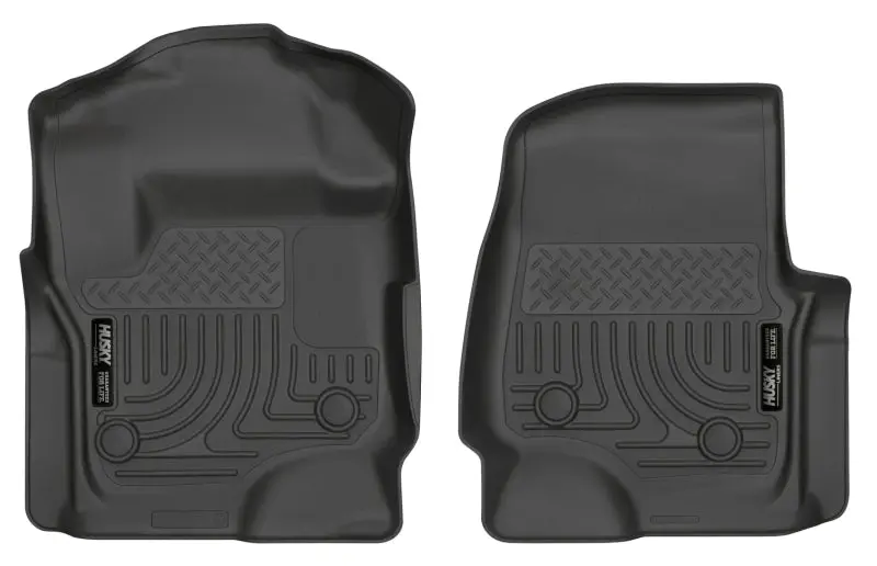 Husky Liners Weatherbeater Black Floor Mats For 2017 Ford F-250 Supercab 1