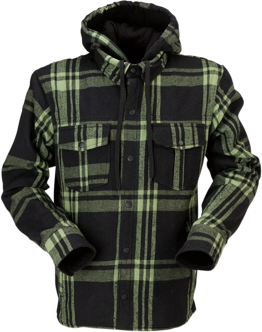 Z1R Timber Flannel Shirt - Olive/Black - 4Xl 2820-5331 1