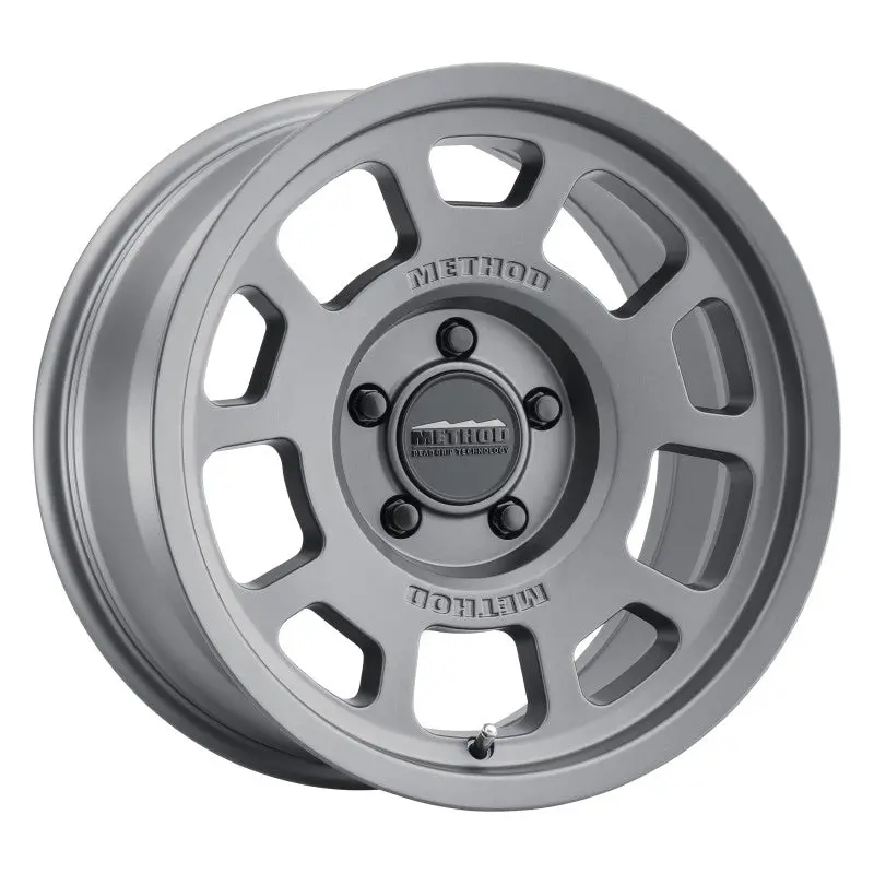 Method Mr705 Titanium-Finish Wheel – 17×8.5", 0Mm Offset, 5×150 Bolt Pattern, 110.5Mm Center Bore 1