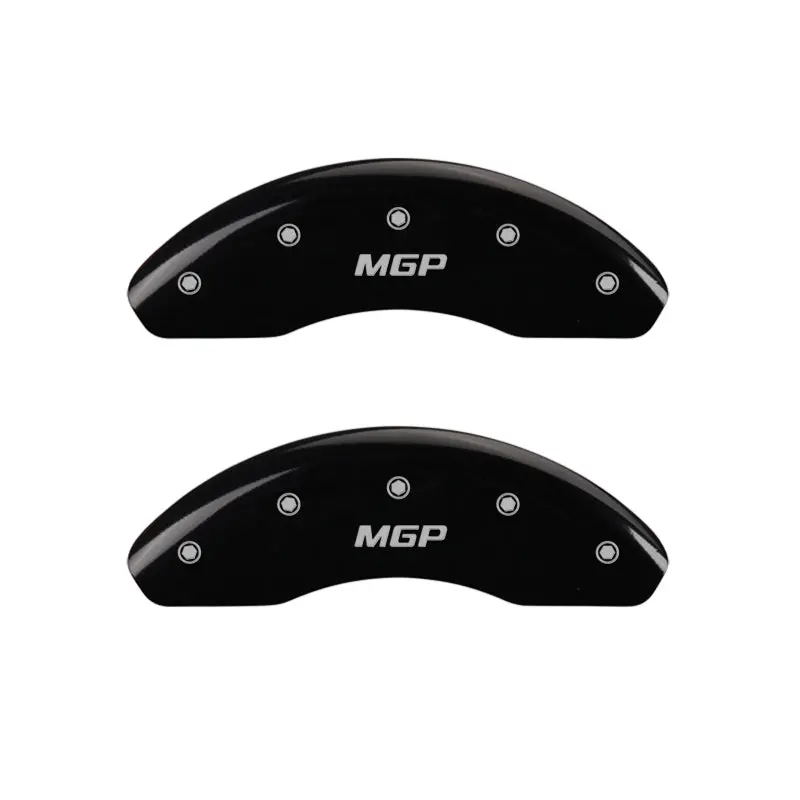 Mgp Engraved Front And Rear Brake Caliper Covers – Signature Black Finish With Silver Accents 1