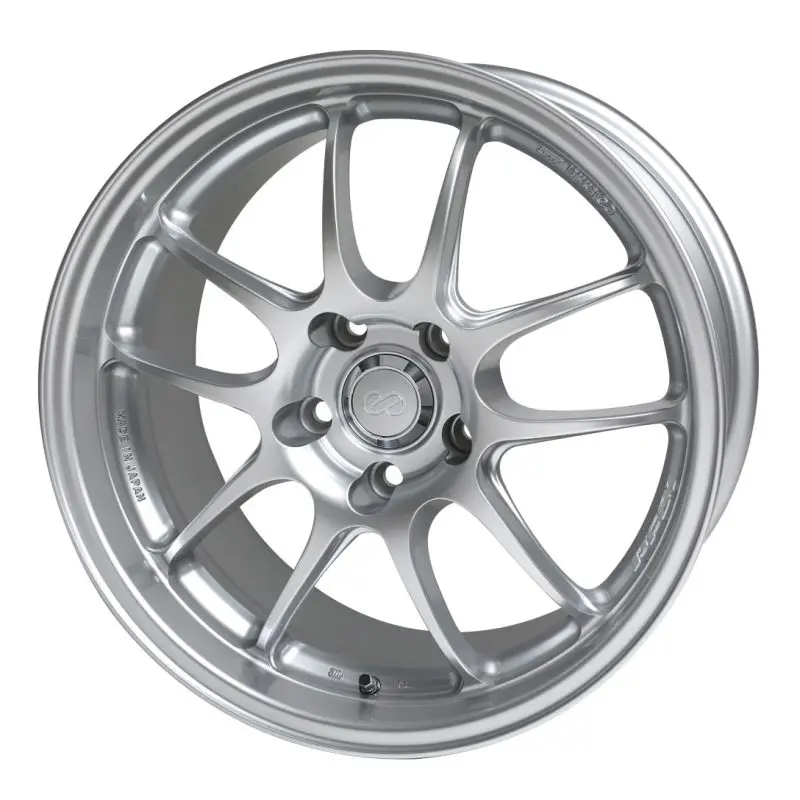 Enkei Pf01 Alloy Wheel – 18X8.5", +48Mm Offset, 5X114.3, 75Mm Bore – Silver Finish For 2008–2010 Subaru Sti 1