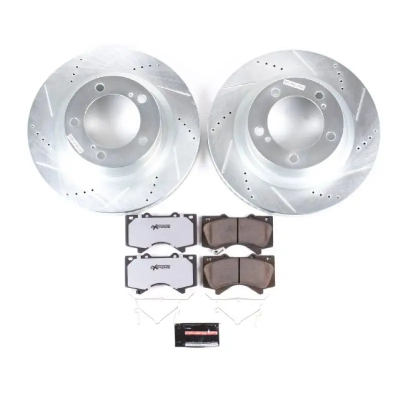 Power Stop Z36 Truck & Tow Brake Kit – Front Rotors And Pads, For 2016–2018 Lexus Lx570 1