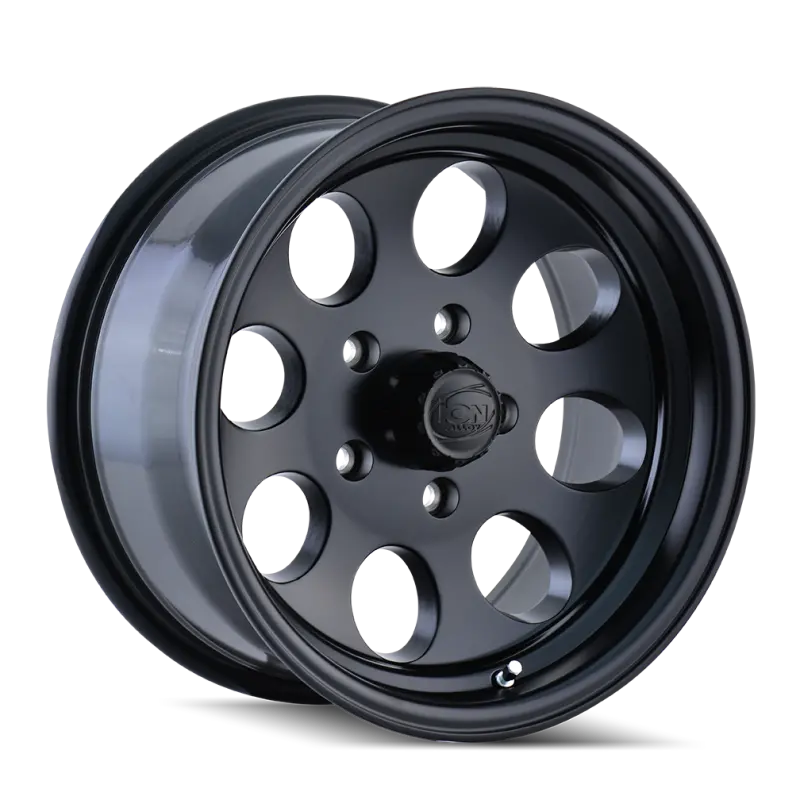 Ion Type 171 16X8 / 5X127 Bp / -5Mm Offset / 83.82Mm Hub Matte Black Wheel 1