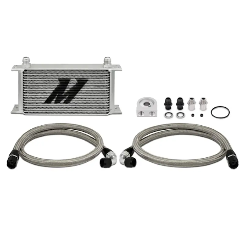 Mishimoto Universal 19-Row Stacked-Plate Oil Cooler Kit – High-Performance Cooling Solution 1