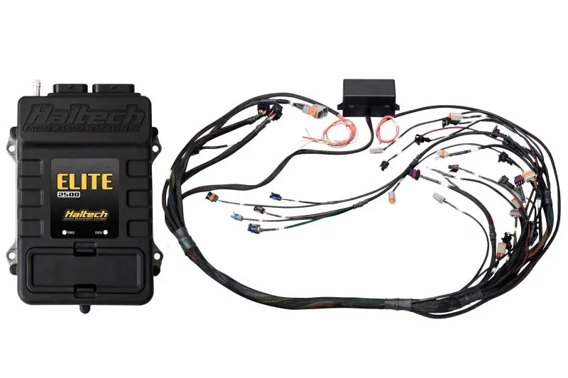 Haltech Gm Gen Iv Lsx (Ls2/Ls3 Non Dbw) Elite 2500 Terminated Harness Ecu Kit W/Ev6 Inj Connectors 1