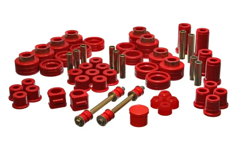 Energy Suspension Red Hyper-Flex Master Bushing Kit For 1988–1998 Chevy/Gmc 4Wd Trucks 1