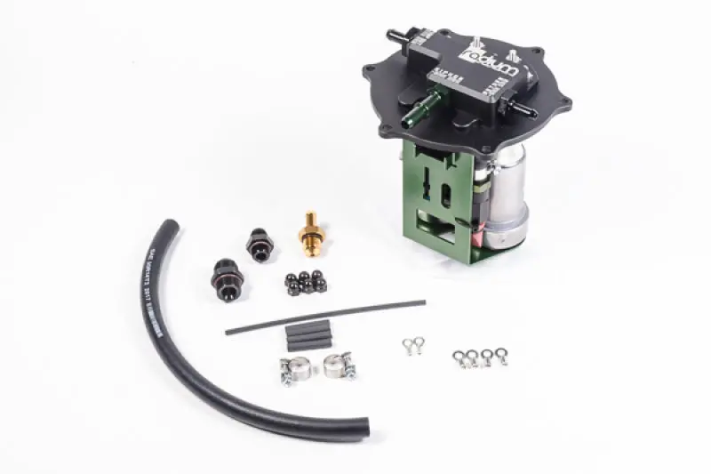 Radium Engineering Evo 8–9 Fuel Pump Hanger For Aem 50-1220 (E85-Compatible, Pumps Not Included) 1