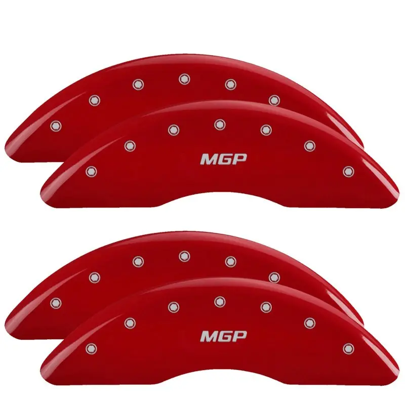 Mgp Front And Rear Brake Caliper Covers – Red Finish With Embossed Mgp Logo, For 2019+ Ram 2500/3500 1