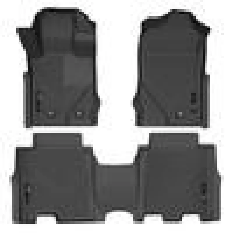 Husky Liners Weatherbeater Floor Mats For 2021 Ford Bronco 4-Door – Front & Second-Row, Black 1
