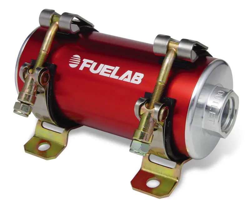 Fuelab Prodigy High-Flow In-Line Efi Fuel Pump – Red, Rated For 1300 Hp 1