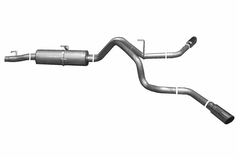 Gibson Dual Exhaust System – Cat-Back, Aluminized Steel, For 2002–2005 Dodge Ram 1500 Slt (4.7L) 1