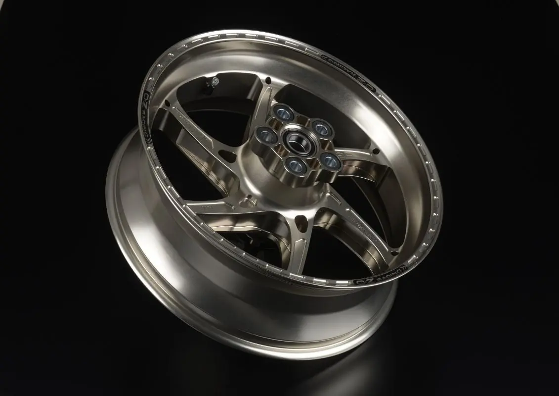 Oz Racing Gass Forged Aluminum 6-Spoke Wheels – Compatible With 2011–2022 Suzuki Gsx-R600 & Gsx-R750